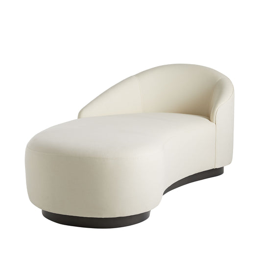 TURNER CHAISE MUSLIN GREY ASH, LEFT ARM
