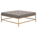 BRULE UPHOLSTERED COFFEE TABLE