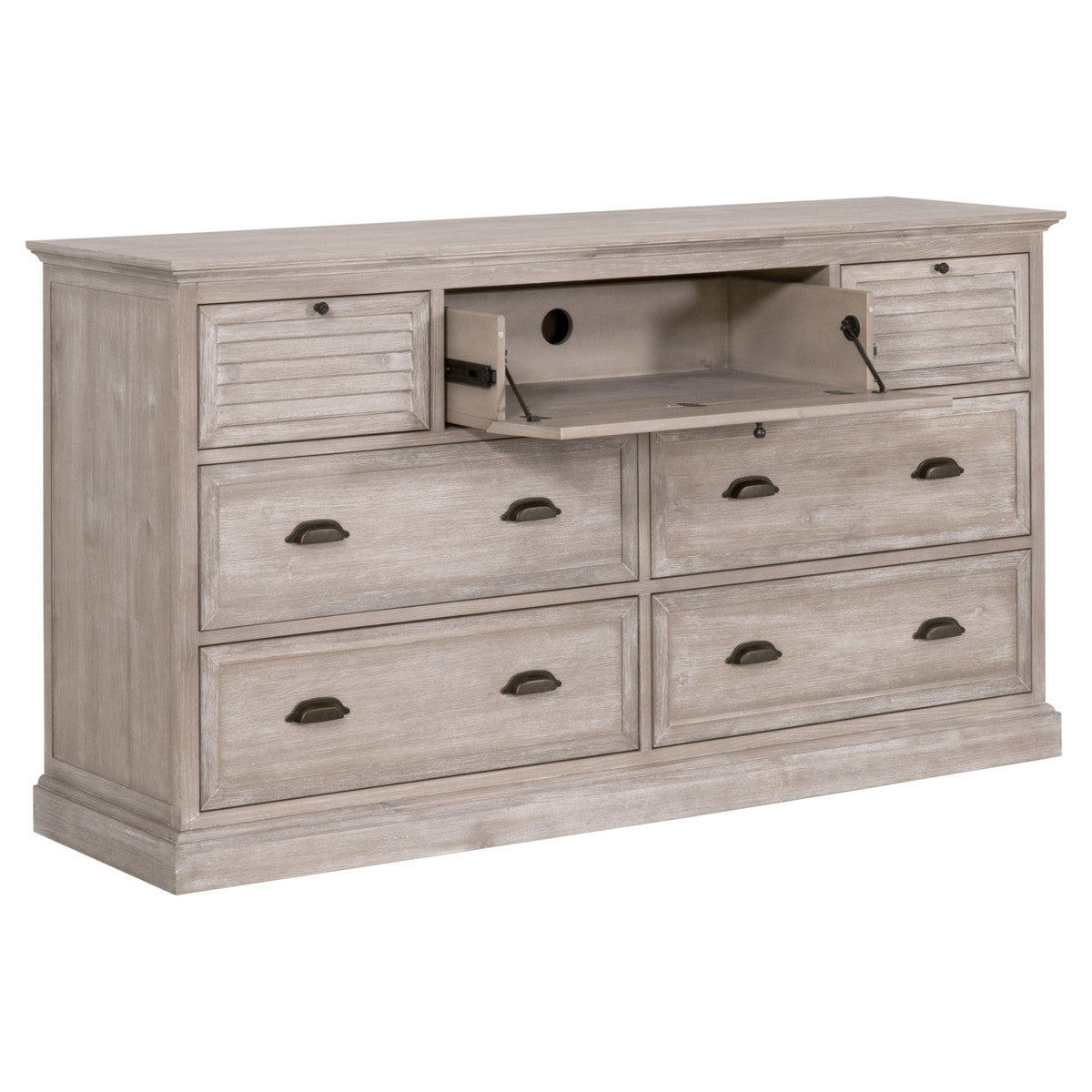 EDEN 7-DRAWER MEDIA DRESSER