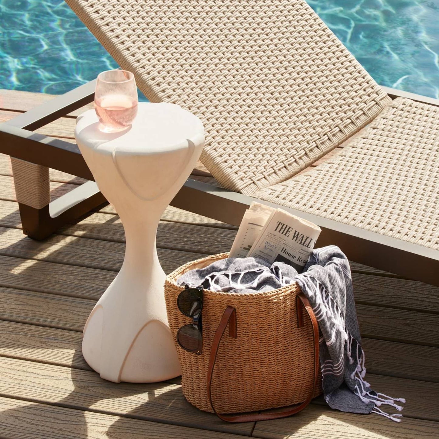 DEWEY OUTDOOR DRINK TABLE