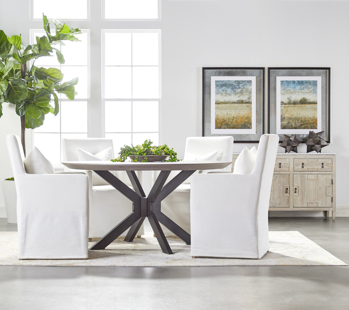 SHELTER SLIPCOVER ARM CHAIR