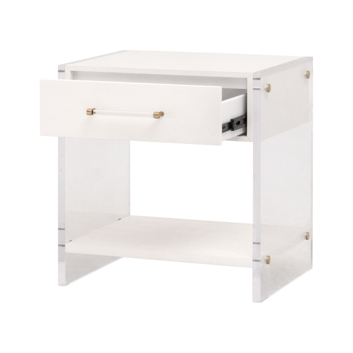 SONIA SHAGREEN 1-DRAWER NIGHTSTAND