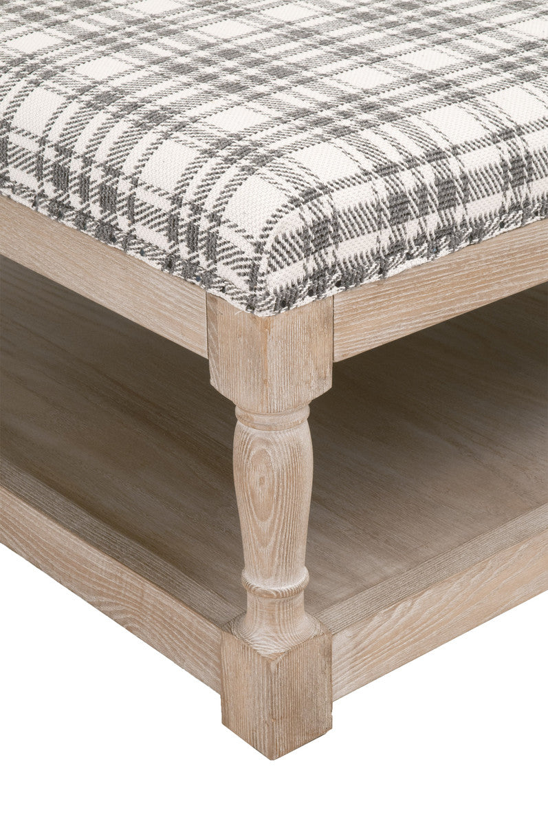 TOWNSEND UPHOLSTERED COFFEE TABLE