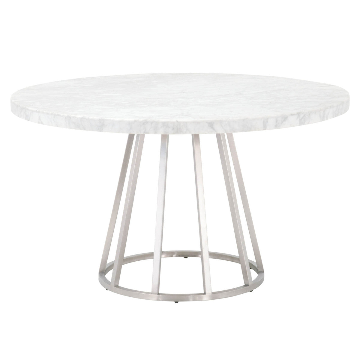 TURINO 54" ROUND DINING TABLE CARRERA TOP