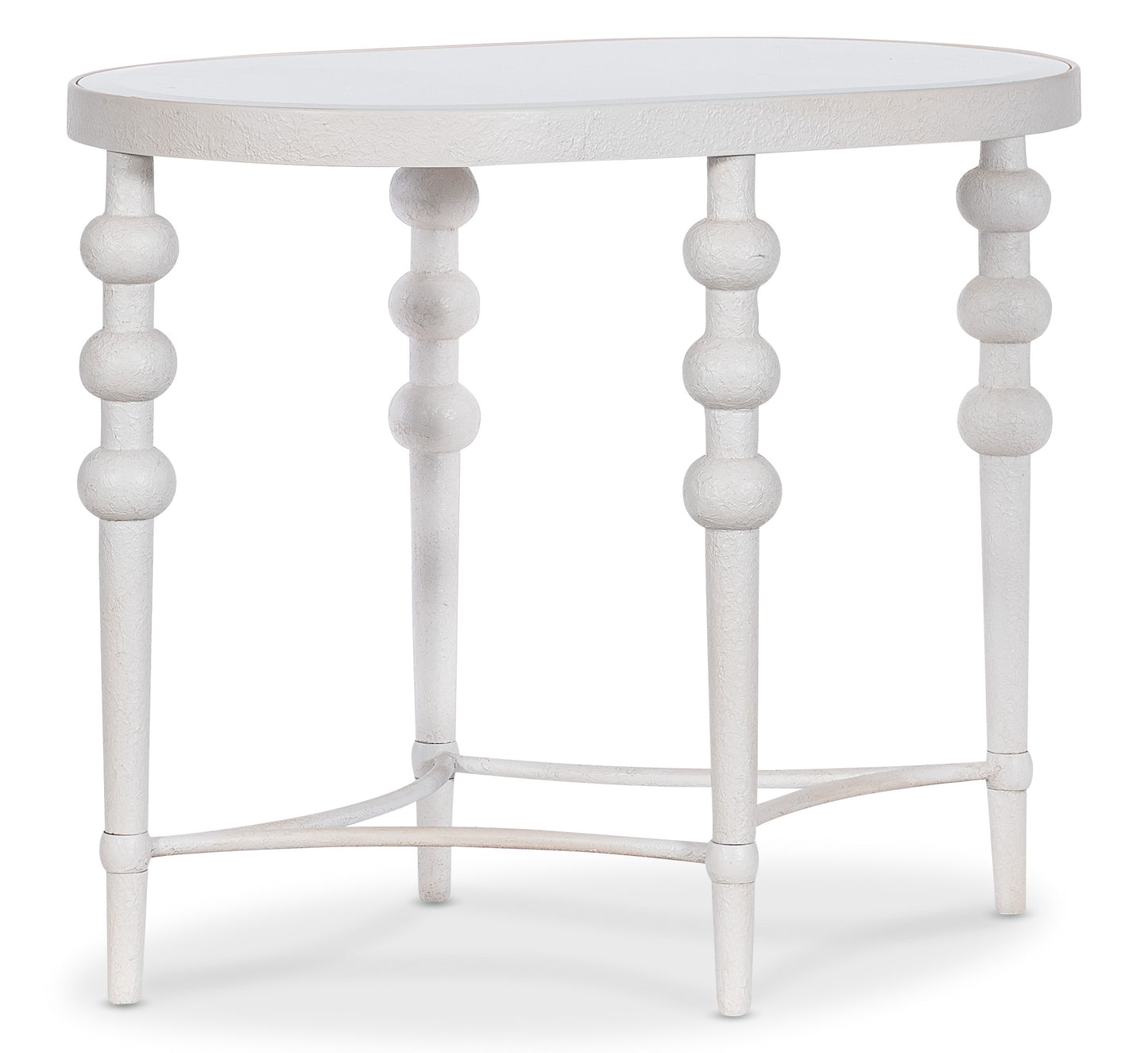 Melange On the Bright Side Oval End Table