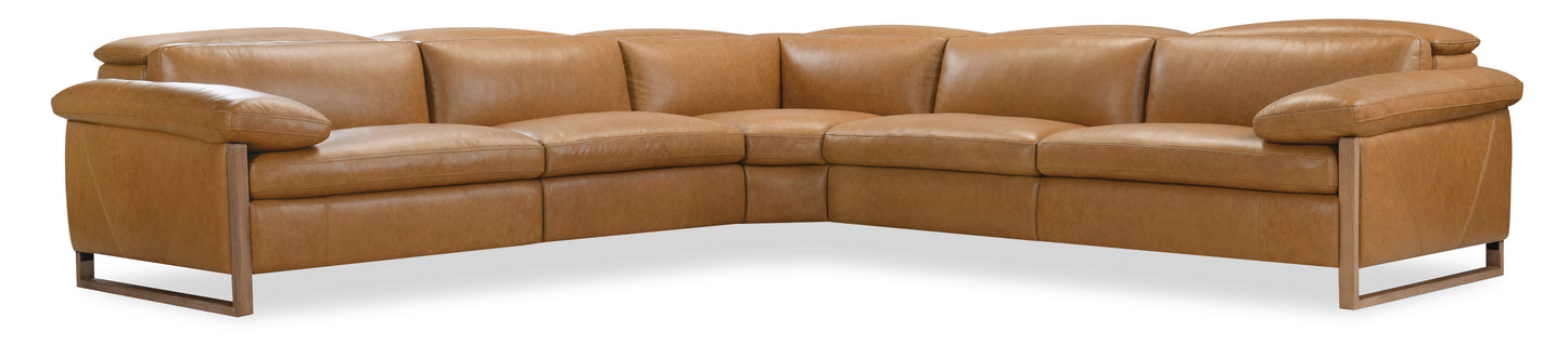 Jericho Five-Piece Power Reclining Sectional