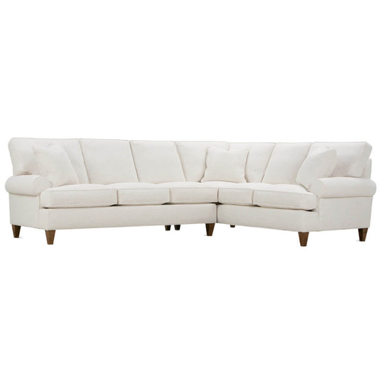 Cindy 3-Seat Left Seated End W/Corner & Right Seated End In Nomad Snow-Quick Ship