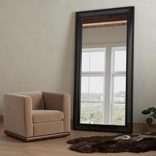 Hendrick Floor Mirror - Black