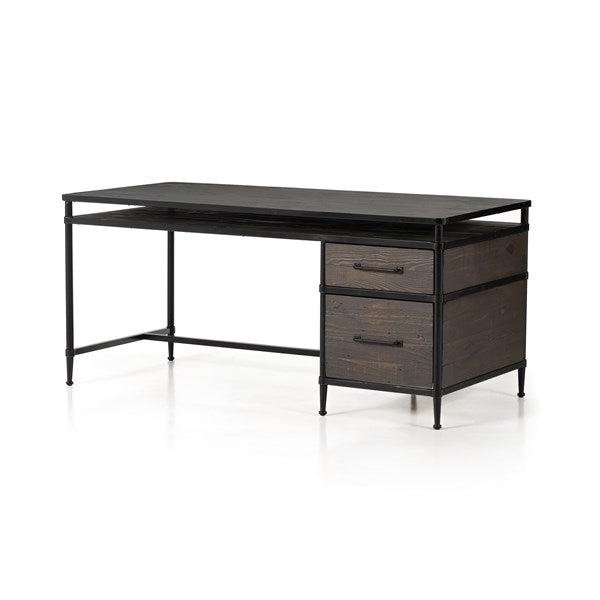 Ivana Executive Desk-Light Carbon