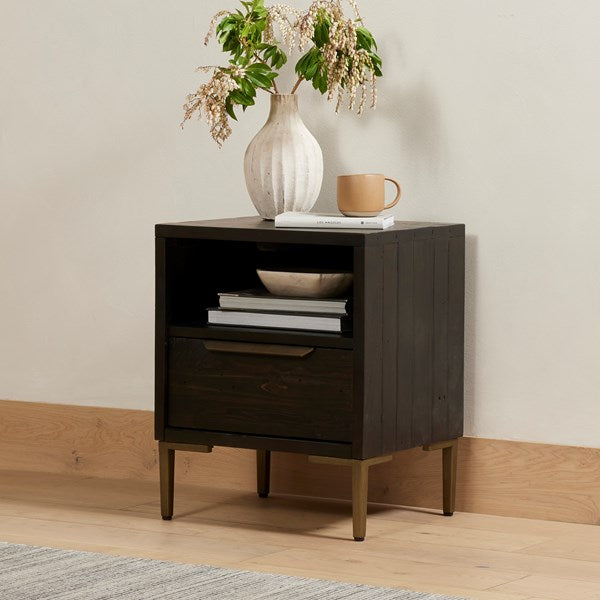 WYETH NIGHTSTAND - DARK CARBON