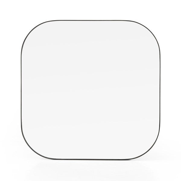Bellvue Square Mirror - Large Rustic Black