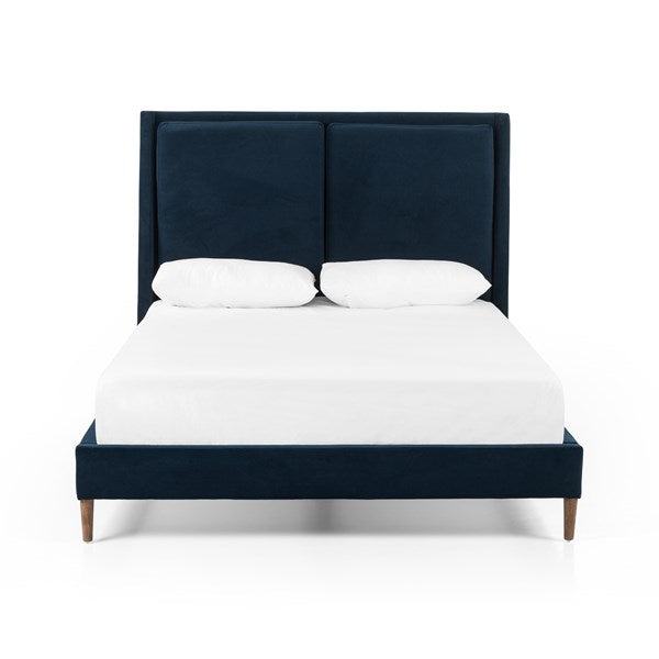 POTTER BED-MODERN VELVET INK-QUEEN