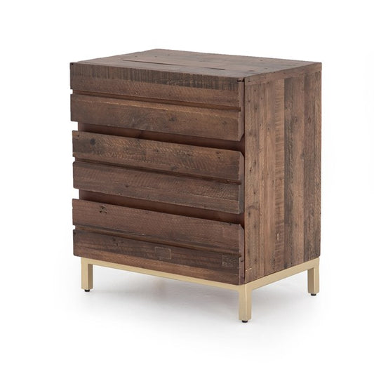 Tiller Nightstand-Brass