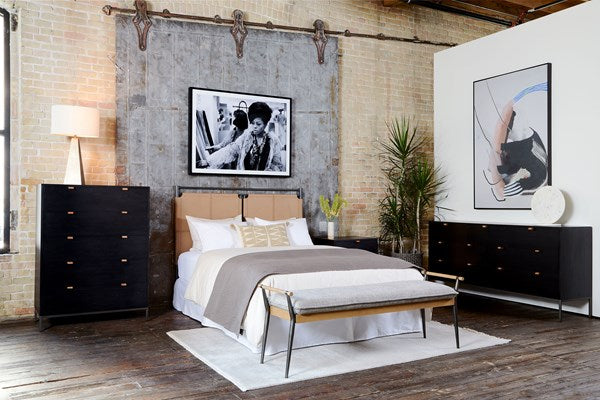 TREY NIGHTSTAND - BLACK WASH POPLAR