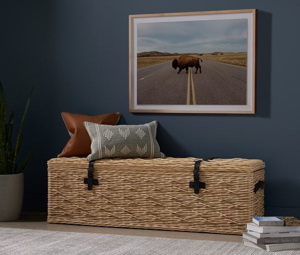 Ember Trunk - Natural Cross Weave