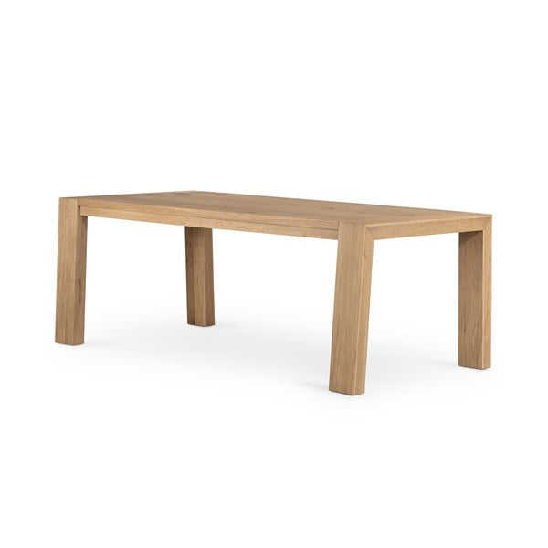 Capra Dining Table-Light Oak Resin
