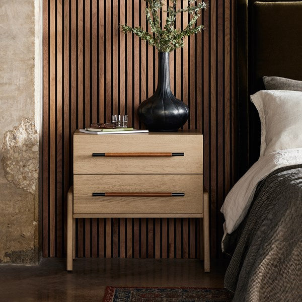 ROSEDALE NIGHTSTAND - YUCCA OAK VENEER