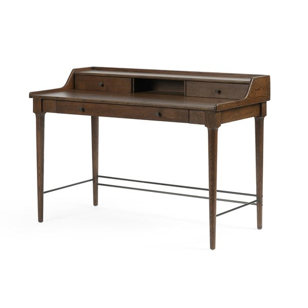 Moreau Writing Desk-Dark Toasted Oak