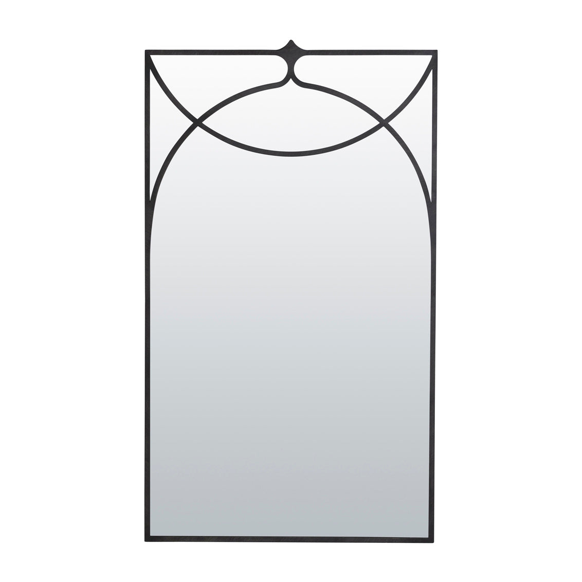 Swan Mirror - Pewter