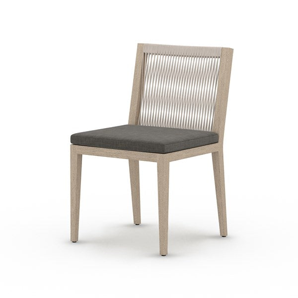 SHERWOOD OUTDOOR DINING CHAIR, WASHED BROWN