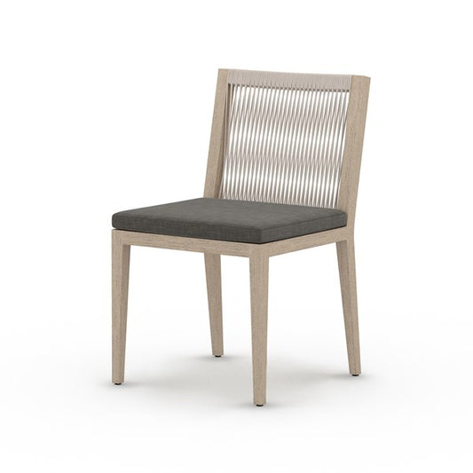 SHERWOOD OUTDOOR DINING CHAIR, WASHED BROWN