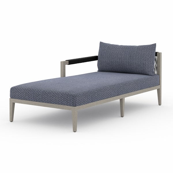 Sherwood Outdoor Laf Chaise Pc-Grey/Navy