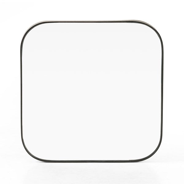 Bellvue Square Mirror - Small Rustic Black