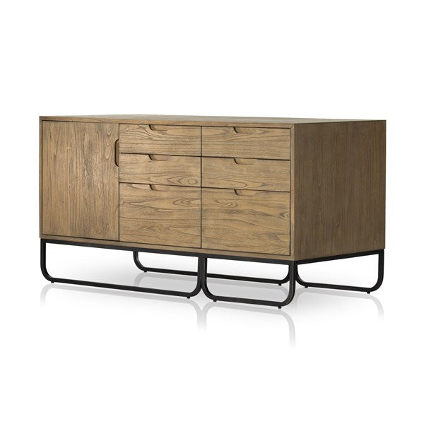 Burton Filing Credenza-Aged Drift Mindi