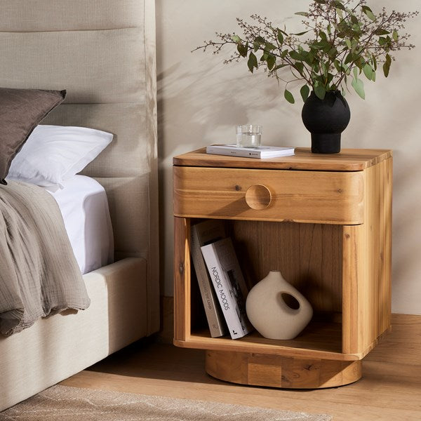 Mallory Nightstand-Light Acacia
