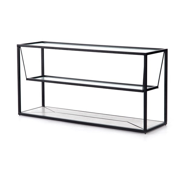 Basilio Console Table-Iron Matte Black