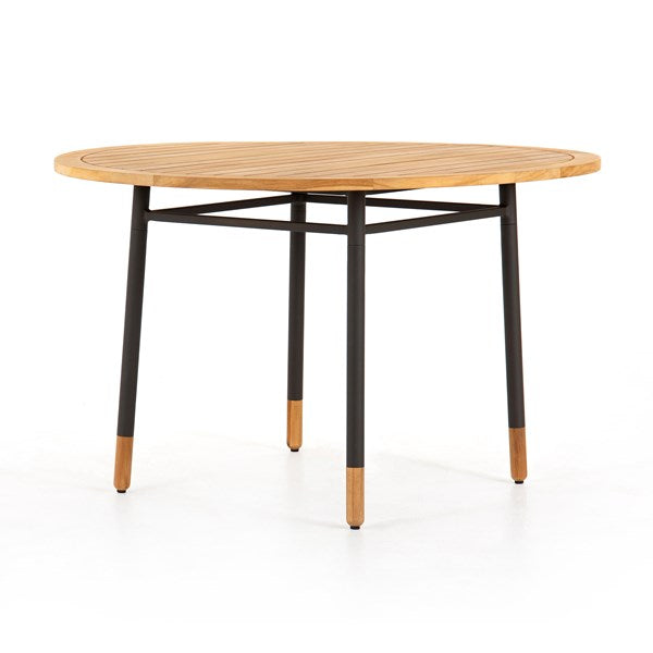 Lyra Outdoor Dining Table-Natural Teak