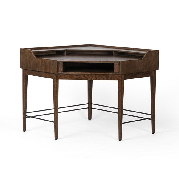 Moreau Modular Corner Desk-Dark Toasted