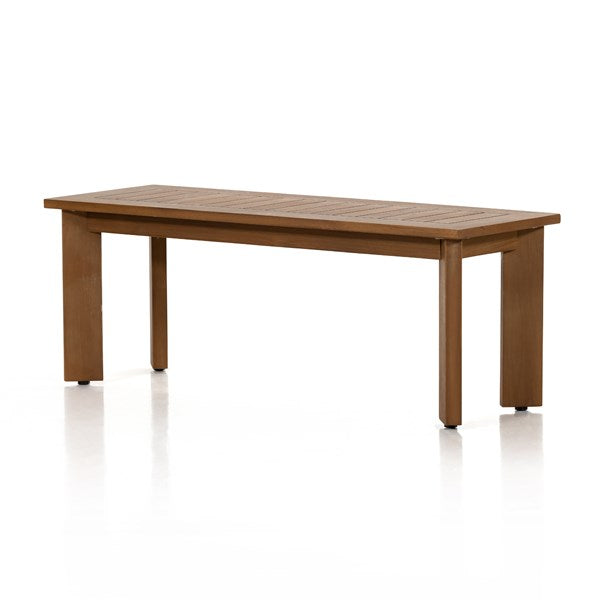 Colima Outdoor Dining Bench-Natural Teak