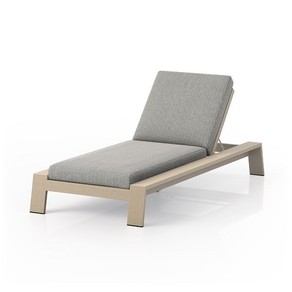 MONTEREY OUTDOOR CHAISE, WASHED BROWN