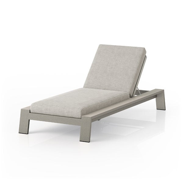 MONTEREY OUTDOOR CHAISE, WEATHERED GREY