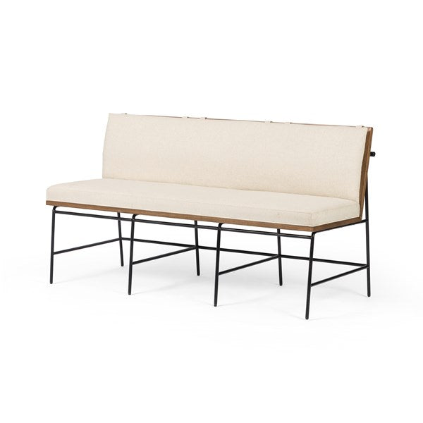 Crete Dining Bench-Savile Flax