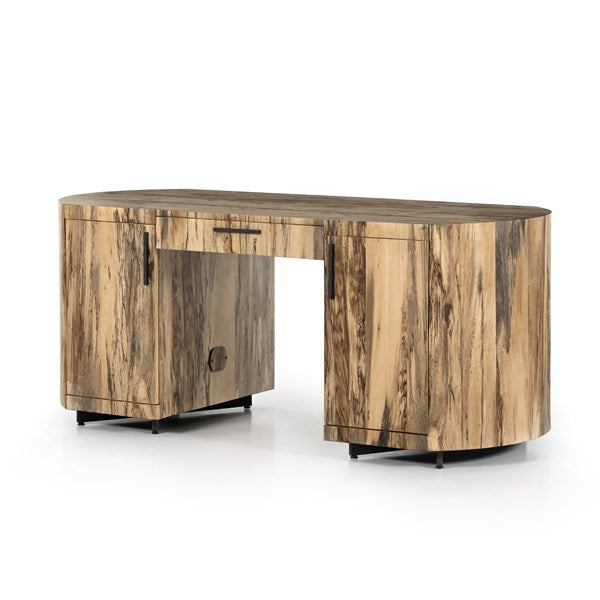 Hudson Executive Desk-Spalted Primavera