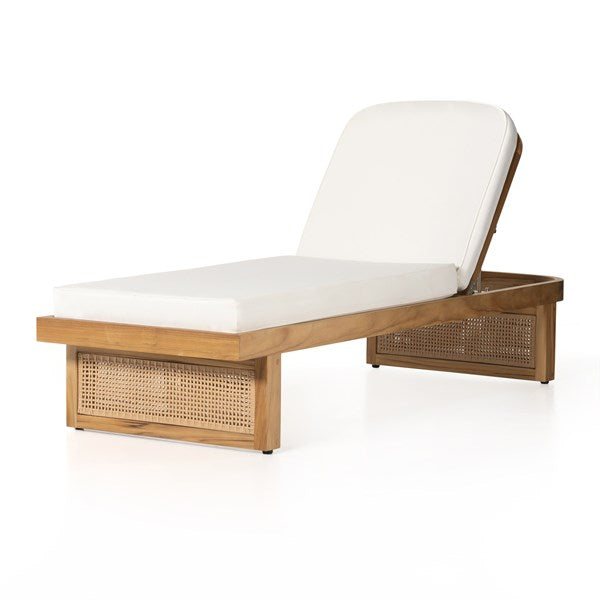 Merit Outdoor Chaise Lounge-Natural Teak