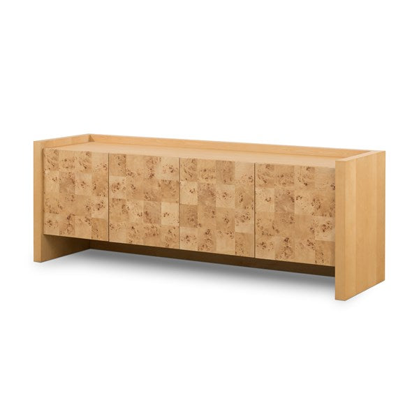 Brisbane Media Console-Natural Poplar