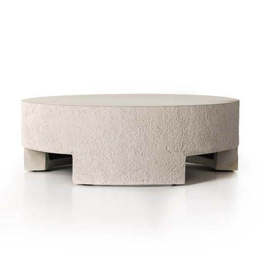 Kember Outdoor Coffee Table-Blanc White