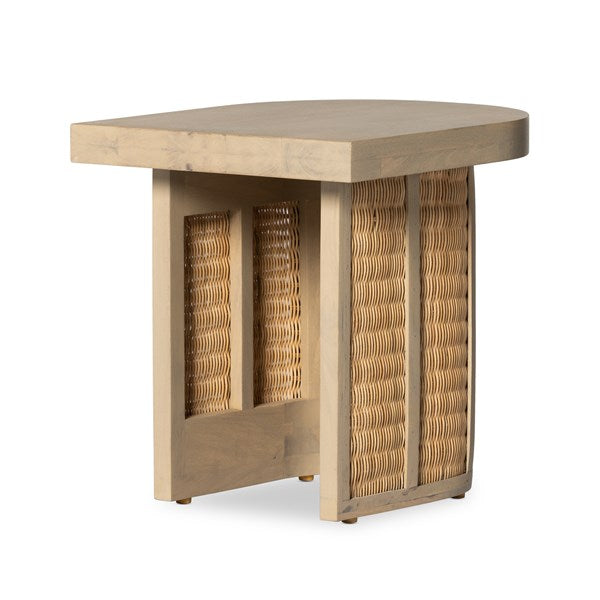 Lucinda End Table-Natural Mango