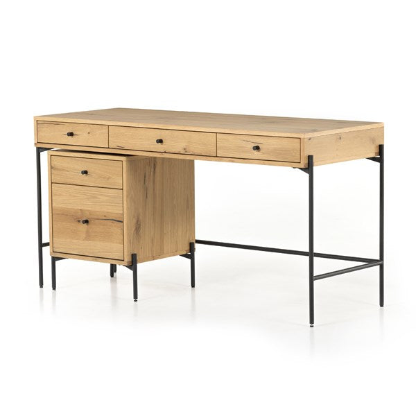 EATON DESK W/ FILING CABINET