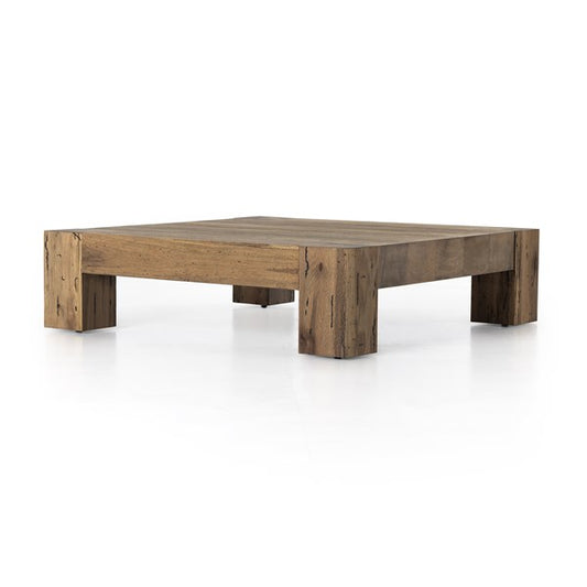 Abaso Coffee Table-Rustic Wormwood Oak