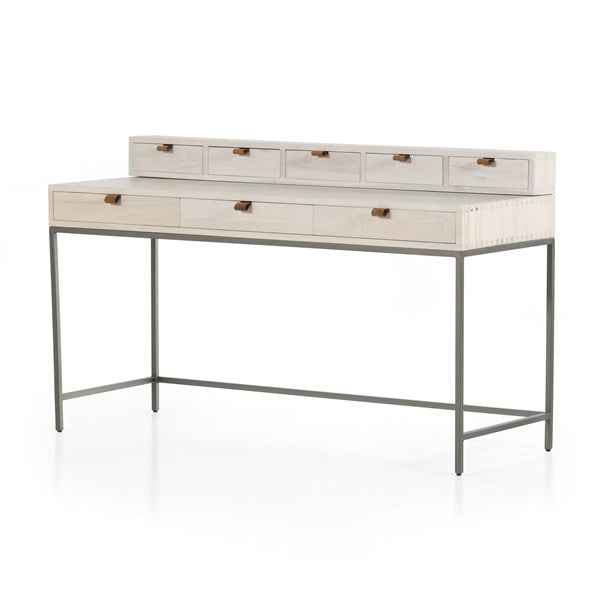 TREY WRITING DESK WITH 5 DRAWER ORGANIZER