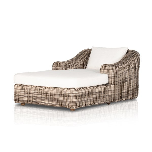 Messina Outdoor Chaise Lounge-Natural