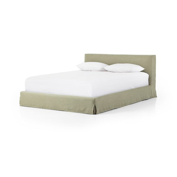 AIDAN SLIPCOVER BED - BRUSSELS KHAKI