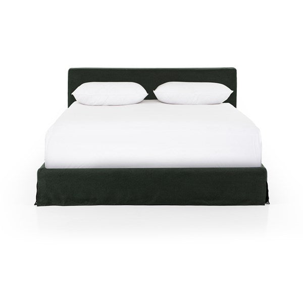 AIDAN SLIPCOVER BED - BRUSSELS PINE