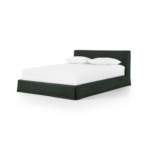 AIDAN SLIPCOVER BED - BRUSSELS PINE