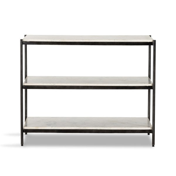 FELIX LARGE NIGHTSTAND - HAMMERED GREY