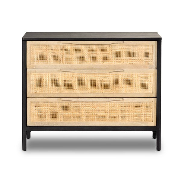 SYDNEY LARGE NIGHTSTAND - BLACK WASH MANGO